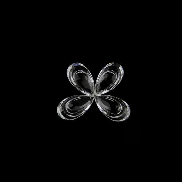 

transparent crystal double drip prism pendant chandelier accessories for home wedding diy