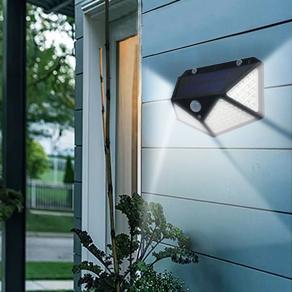

2021 new ip65 100led security motion sense solar light x9vm