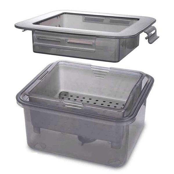 

juicers haeger tofu press drainer 3-layer built-in drainage water removing tool dishwasher safe kitchen cooking