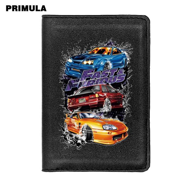 

card holders travel passport holder cover leather wallet fast and furious men women passports for document pouch cards case, Brown;gray