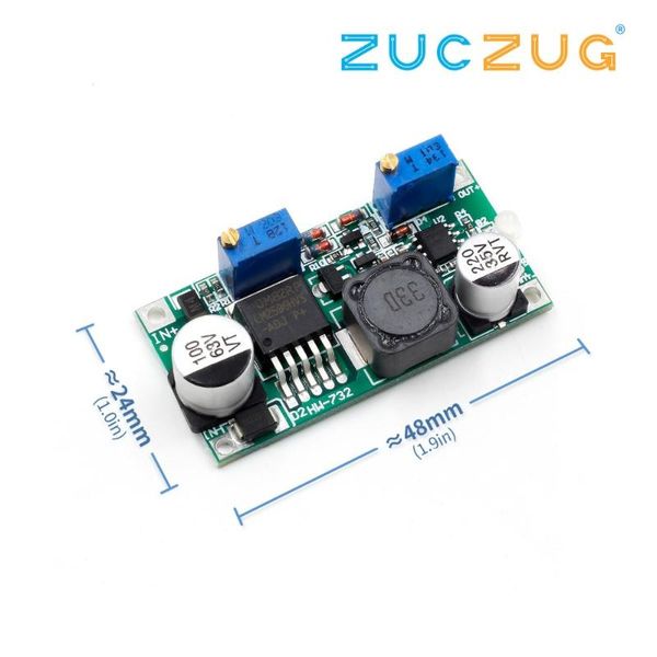 

integrated circuits youe shone lm2596hv dc-dc step down cc-cv adjustable power supply module 1.25-30v 15w