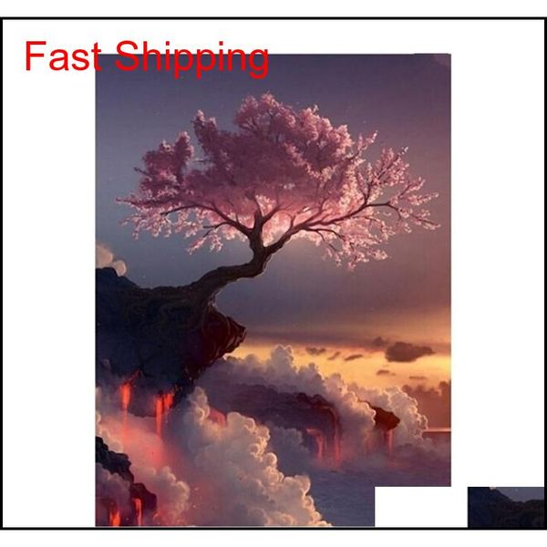 

full diamond embroidery science 5d diamond painting cross stitch flower round qylrhm ppshop01