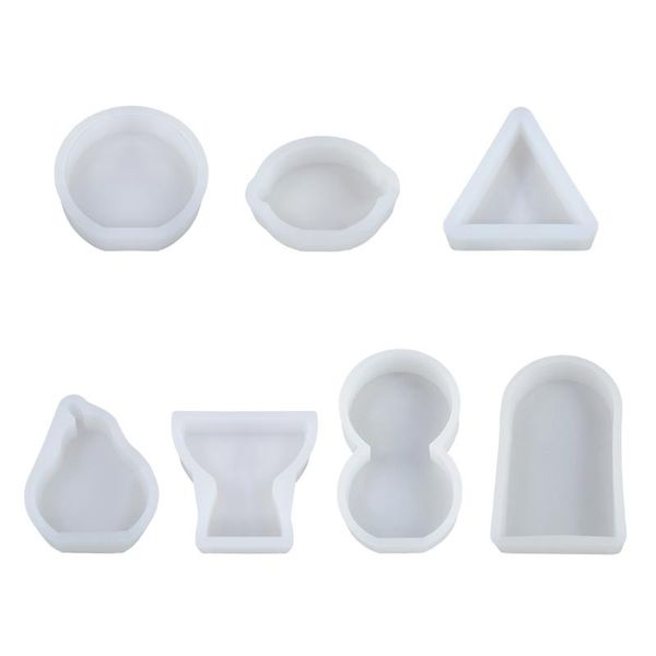 

craft tools axye flat bottom geometric candles silicone mold candle soap