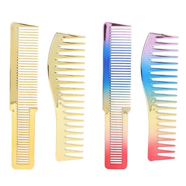 

hair brushes hairdressing comb barber cutting for home, Silver