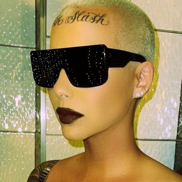 

outdoor eyewear 80576 fashion brand oversized sunglasses designer square goggles for men women sunshade uv400 retro glasses