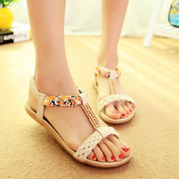 

women sandals summer women shoes woman flip flops ladies flat sandals, Black