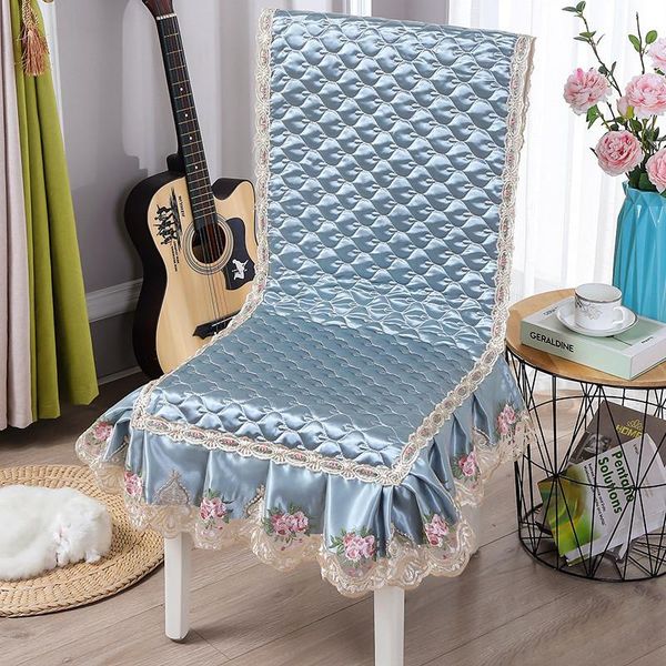 

chair covers solid color dining cover anti-dirty protection slipcover case home office wedding room non-slip