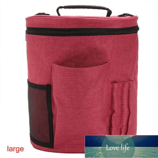 Borse portaoggetti Borsa fai-da-te per porta uncinetti Borsa portatile per filati Custodia artigianale Ferri da maglia Multi tasche Strumento organizzatore