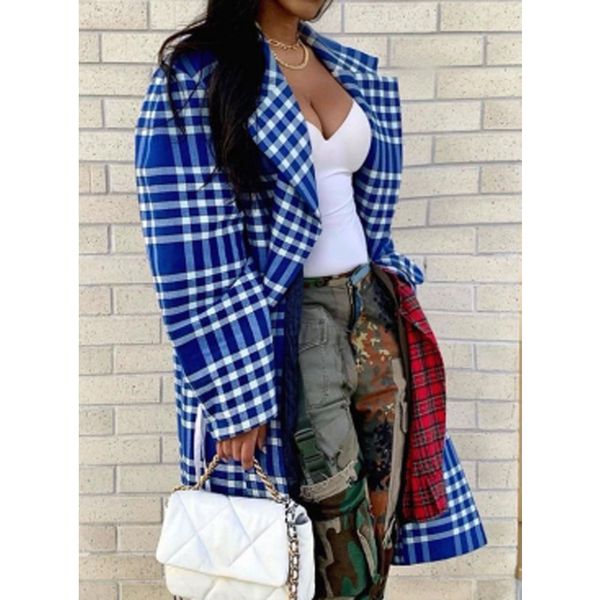 

2021 spring / autumn fashion leisure women long trench womens dust urn-down collar slim cardigan thin wind coat gv4a, Tan;black