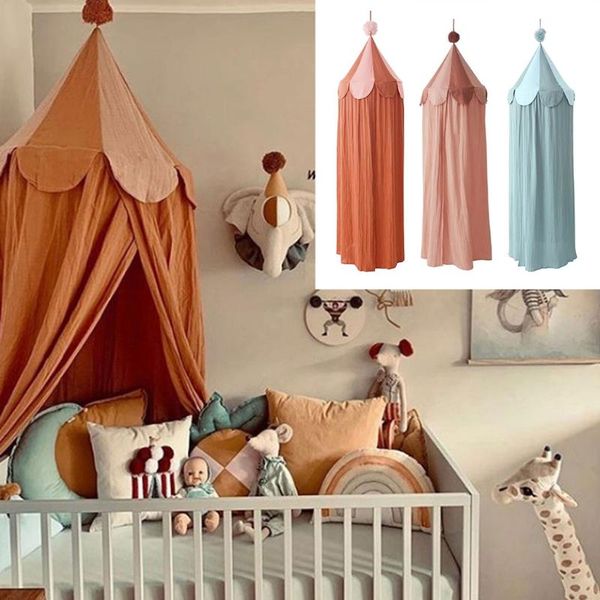

crib netting anti mosquito cotton baby canopy net princess bed girls room decoration pest control reject d0