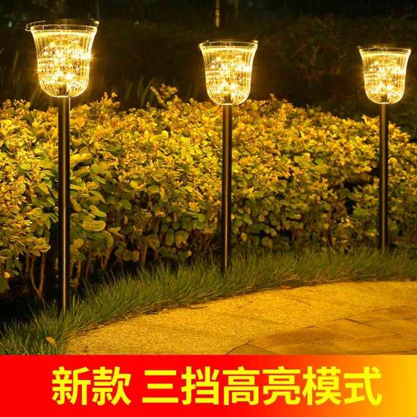 

solar outdoor garden decoration new led lawn lamp