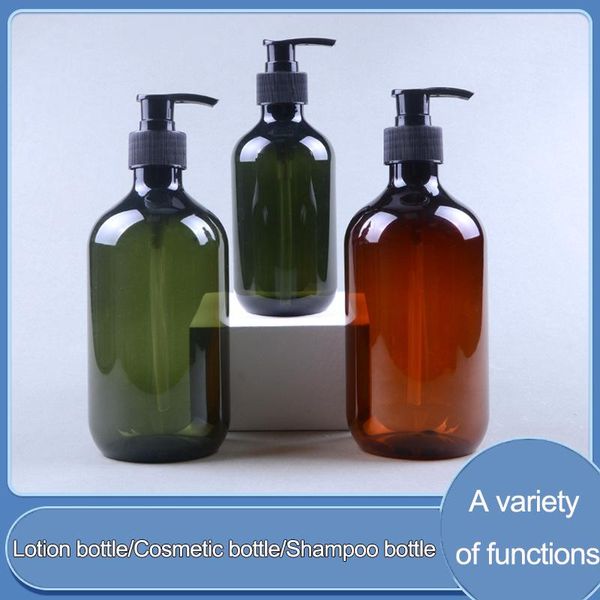 

liquid soap dispenser 300/500ml bathroom accessories lotion shampoo bottle dish for empty pump home decor