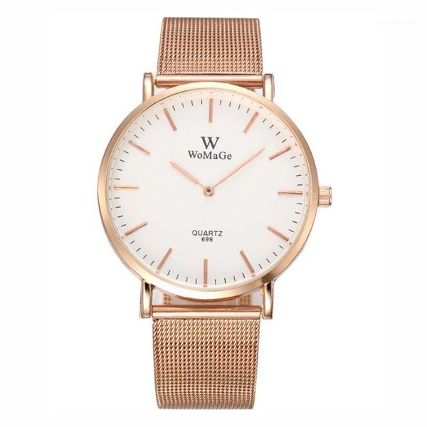

rose gold watch for women 2021 trend stainless steel stylish quartz ladies dress silver wristwatch clock wristwatches, Slivery;brown