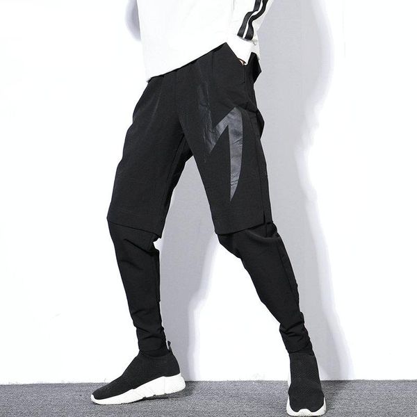 

men's pants streetwear casual slim harem joggers men black hip hop man sweatpants fashion jogger mens pencil