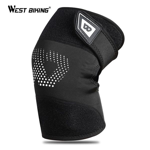 

elbow & knee pads west biking 1 pc elastic compression protective sleeve running cycling sport support fitness brace protector, Black;gray