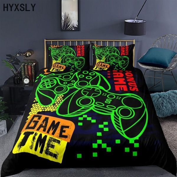 

bedding sets gamepad comforter cover set teens kids boys video game duvet youth modern controller printed bedspread twin full size