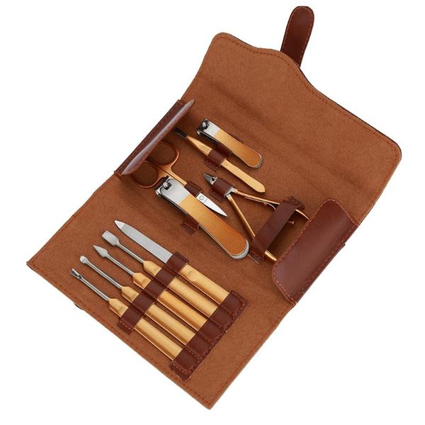 

nail art kits professional stainless steel clippers set manicure pedicure tools for gift utility 10 pieces