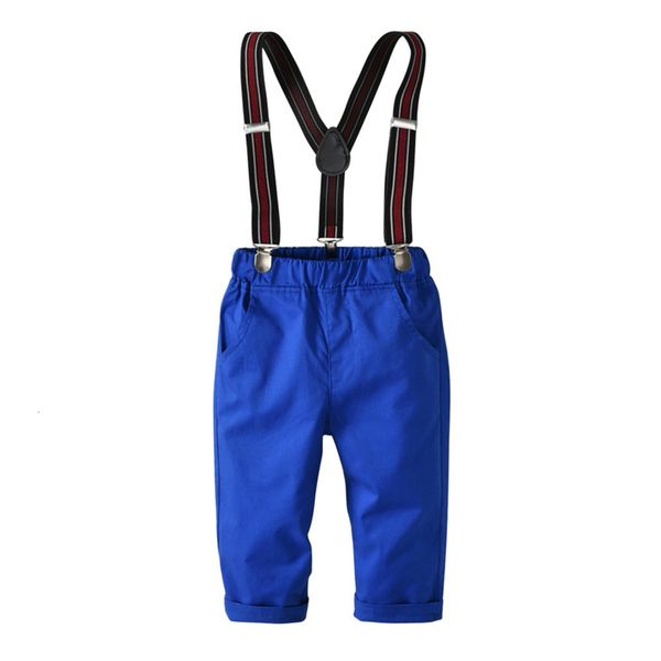 

children's british cotton woven two piece suit boys' trousers, Blue