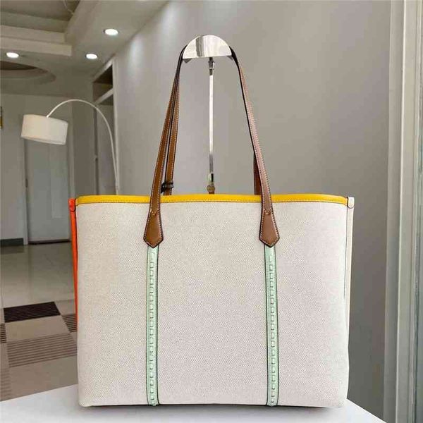 

70% off new perry women's triple compartment canvas tote 80361 one shoulder portable 80641 shopping bag purse cyber monday