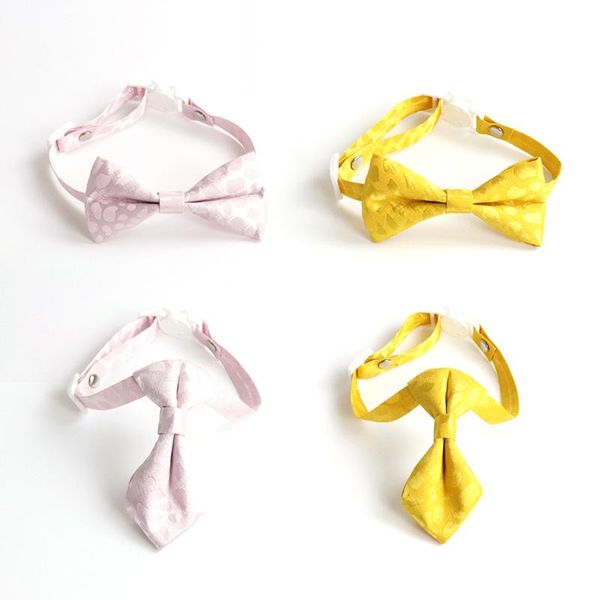 

cat collars & leads adjustable cats safety buckle kitten bow tie bowknot puppy necklace pets necktie supplies
