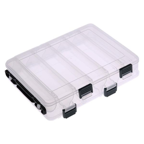 

fishing accessories double sided ten compartment box wooden shrimp bait
