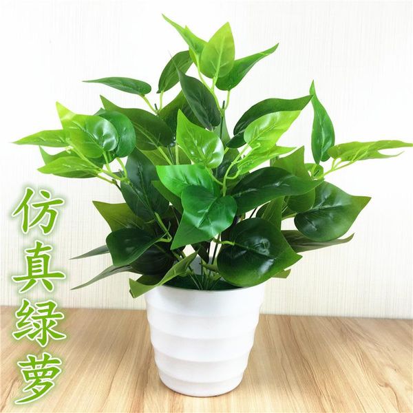 

model epipremnum aureum potted plant simulated plants indoors and outdoors decoration plastic small pot plant potted pasto