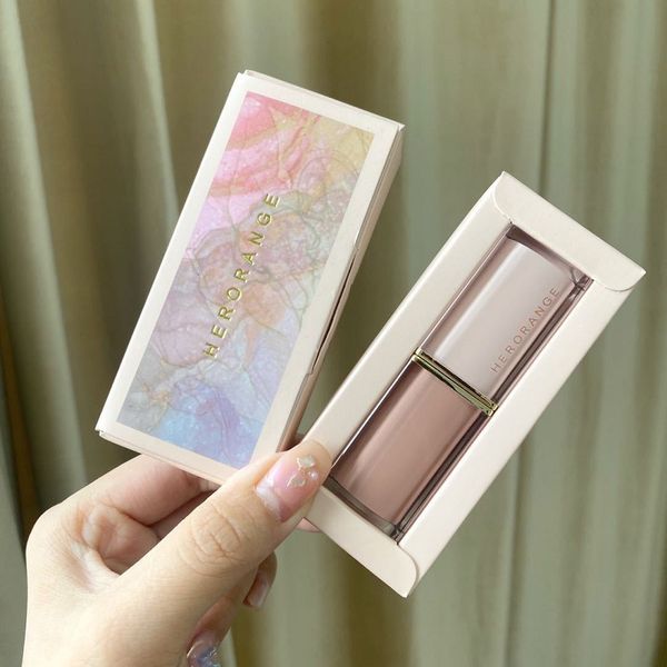 

new herorange crystal matte square tube lipstick folding gift box packaging foggy matte high-value color lipstick
