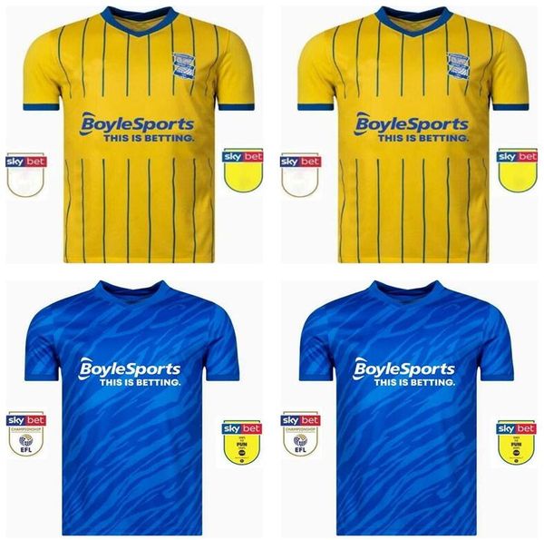 

2021 2022 birmingham soccer jerseys lukasz jutkiewicz sunjic dean bela hogan pedersen 21 22 sam gallagher men kids kits home biue away yello, Black;yellow