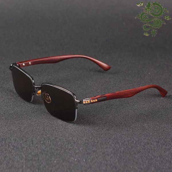 

luxury designer glasses natural glass sunglasses men brown sun glasses for man crystal lens 156mm oversized wood temple eye dry anti scratch, White;black