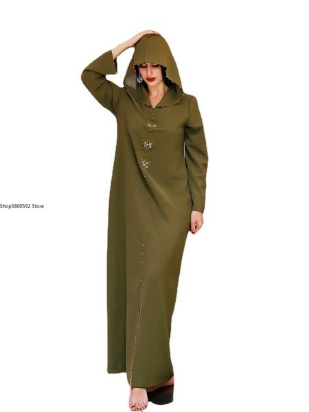

ethnic clothing eid mubarak abaya dubai turkey muslim hijab dress abayas for women african india maxi dresses islam caftan moroccan kaftan r, Red