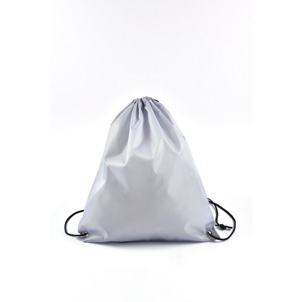 

new string drawstring school sport shoe bag cinch sack gym tote bag back pack, Blue