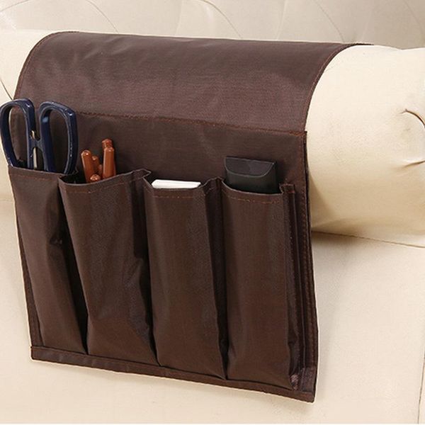 

storage bags 4 pockets bag sofa handrail couch arm rest organizer holder remote control f2