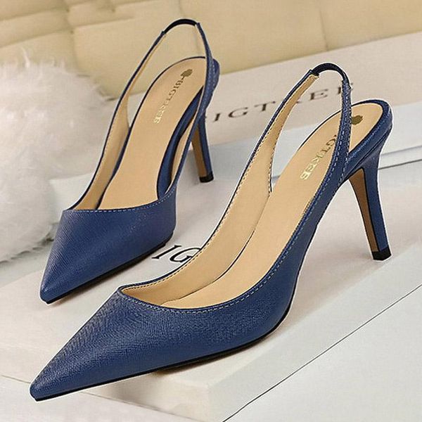 

dress shoes kitten heels women pumps occupation office high lady party sandals 43, Black