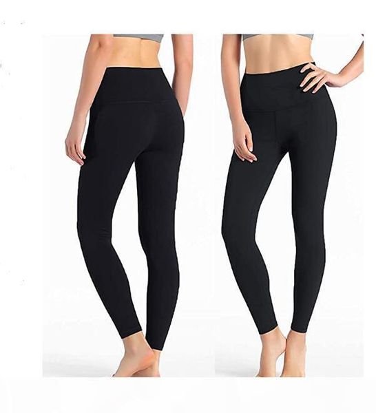 

headbands womens leggings women pants sports gym wear leggings elastic fitness lady overall full tights workout yoga pants size xs, Black