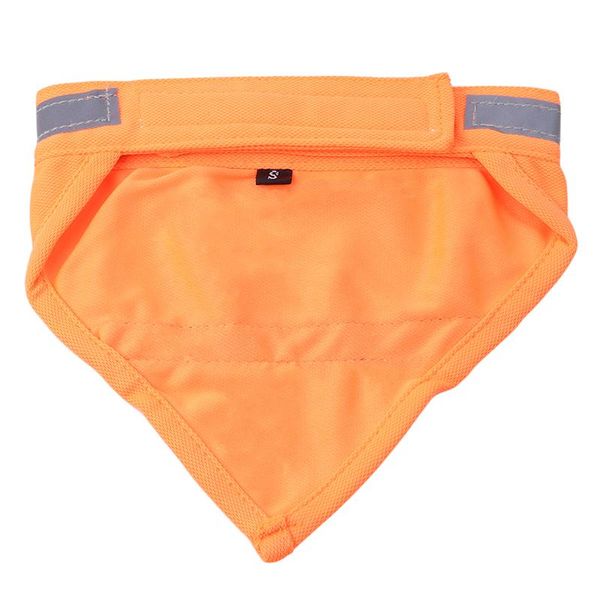 

dog apparel pet scarf collar for small dogs fashion luminous night safety bandana reflective fluorescent