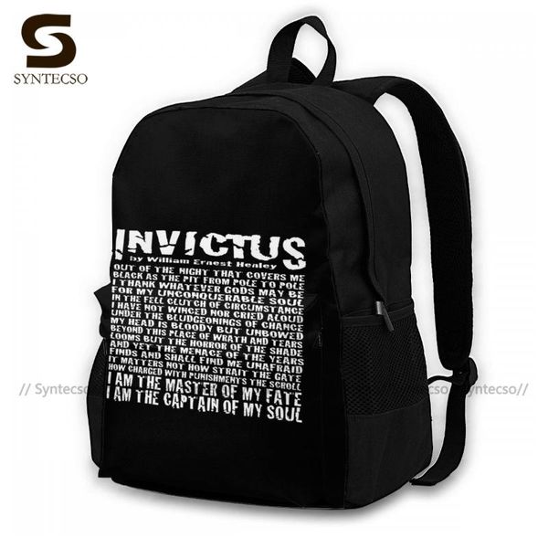 

backpack invictus backpacks polyester daily tourist durable unique bags