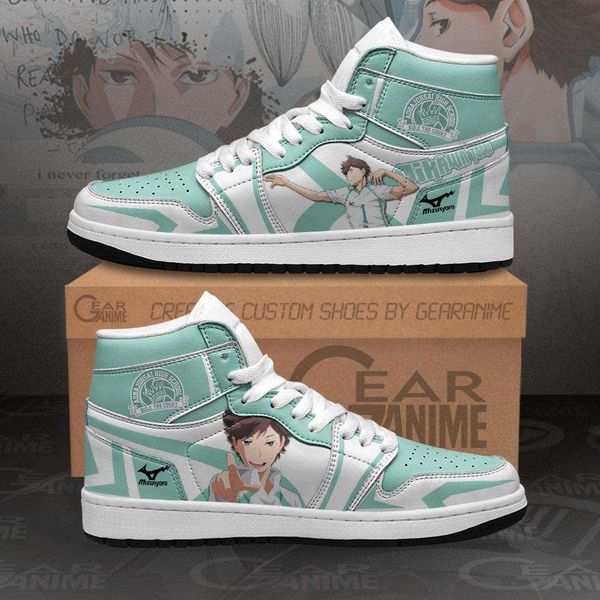 

customization aoba johsai high oikawa tooru sneakers haikyuu anime shoes