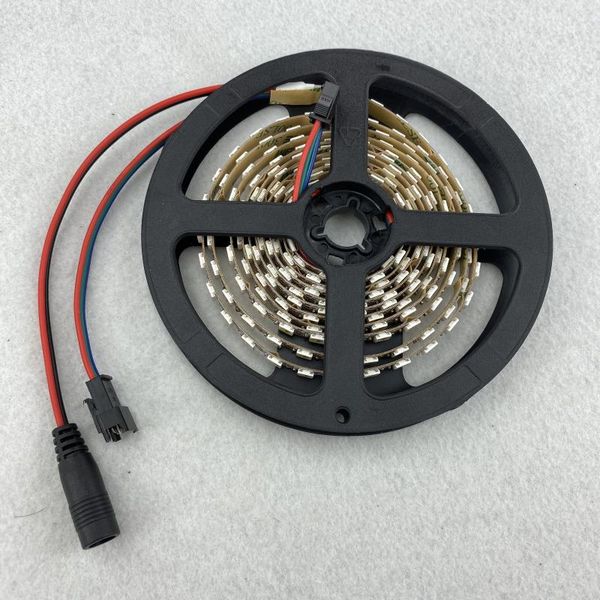 

strips sk6812rgbw(6500k) led addressable strip;100leds/m;8mm wide pcb;dc5v;2m a roll;non-waterproof;white pcb