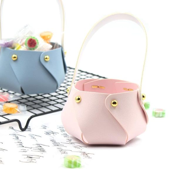 

gift wrap mini pu leather bag shaped box candy bags souvenir packaging baby shower christmas wedding party favors home decor