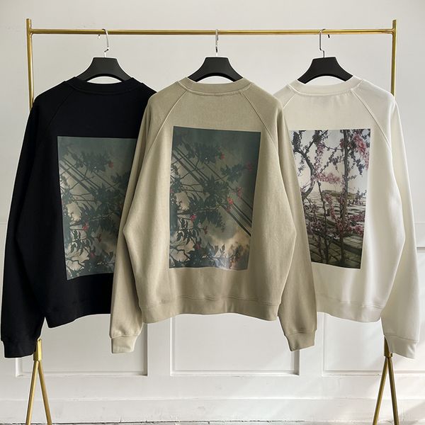 

men's and women's long sved fashionable double row sweaters, chaopai fg flower street, harajuku large, necsary, White;black