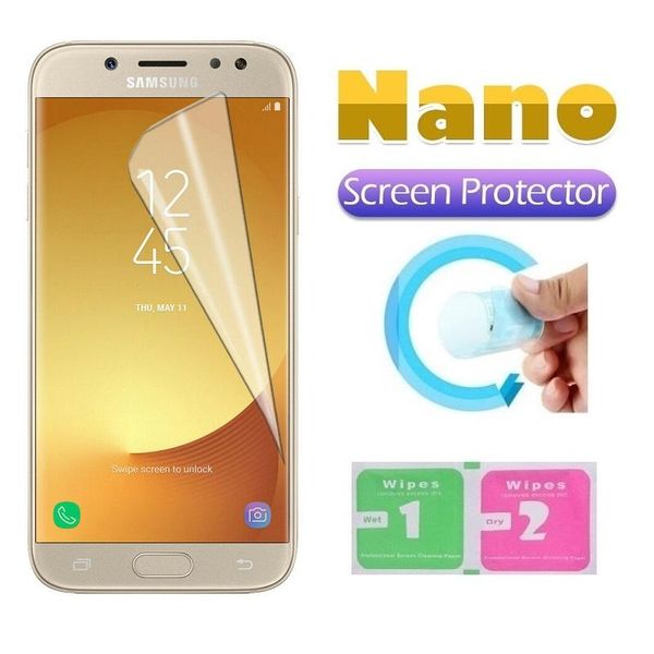 

explosion-proof nano protective film for j3 j5 j7 pro j330 j530 j730 a3 a7 a5 2021 2021 screen protector foil film