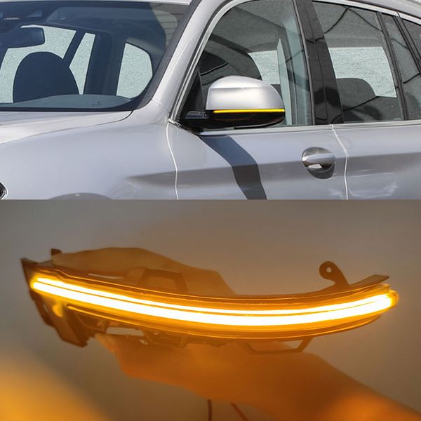 

1set auto led dynamic turn signal blinker side mirror indicator light for 2018 2019 2020 bmw x3 x4 x5 x6 x7 g01 g02 g05 g06 g07