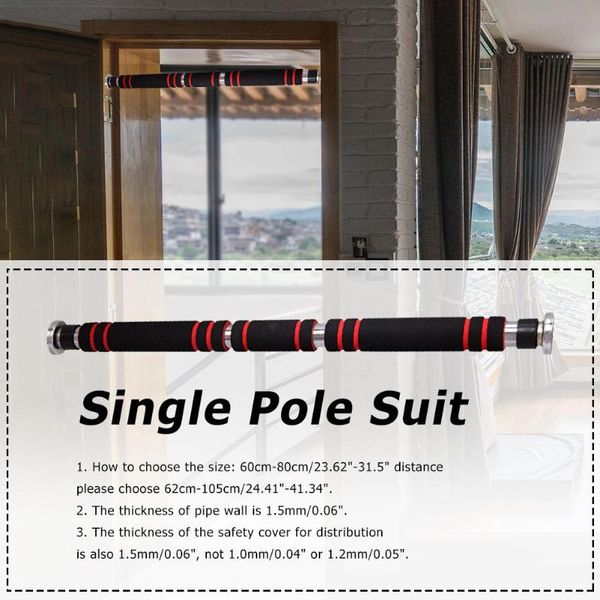 

horizontal bar pull up indoor gym adjustable 62-100cm exercise fitness equipmet trainers force core training tool