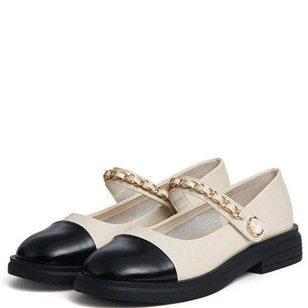 

dress shoes spring autumn platform mary jane women's fashion casual lolita princess female handmade metal chain ladies, Black