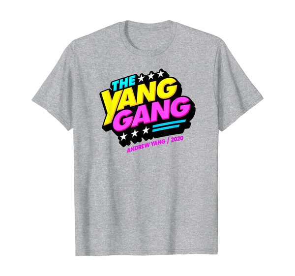 

yang gang presidential 2020 rally t-shirt andrew yang, White;black