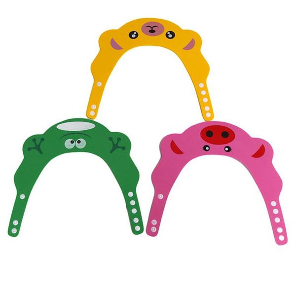 

shower caps kids bath visor hat soft adjustable baby cap children shampoo bathing shield splashguard waterproof protect