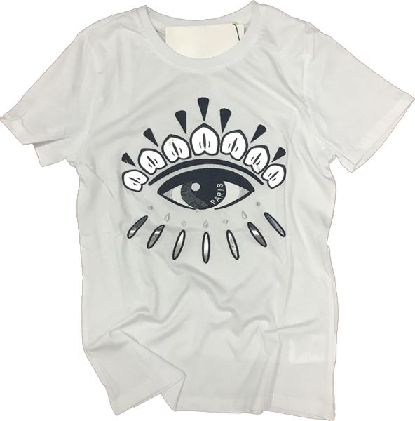 

embroidered brand tiger head designer mens womens t shirts summer fashion trend short sleeved clothes casual couples clothing ko1, White;black