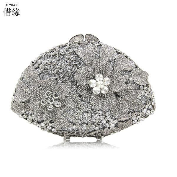 

women gold crystal evening clutches small blue handbag wedding clutch rhinestones clutch purse handbags crystal box