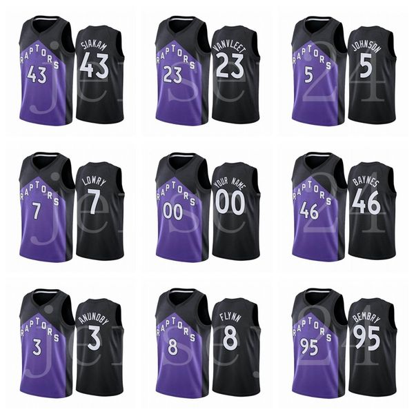 

basketball jersey torontoraptorskyle lowry pascal siakam fred vanvleet og anunoby malachi flynn any player pressing custom jerse, Black;red