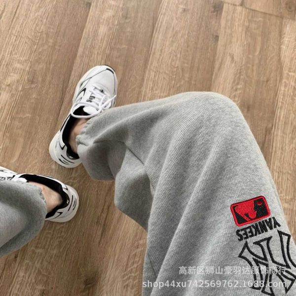 

2021, mlb medal ny pants, men and women can wear, everything sprout, Black